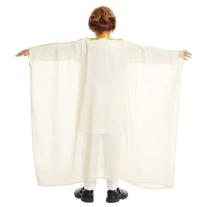 Boys' Eid Dishdasha & Open Abaya – Children's Modest Islamic Robe for Ramadan & Prayer