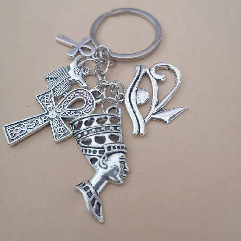 Egyptian Ankh Keychain – Ancient Symbol of Life, Personalized Souvenir Gift