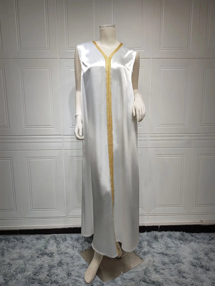 Autumn in Arabia – 2-Piece Button Kaftan Set for the Muslim Woman in America