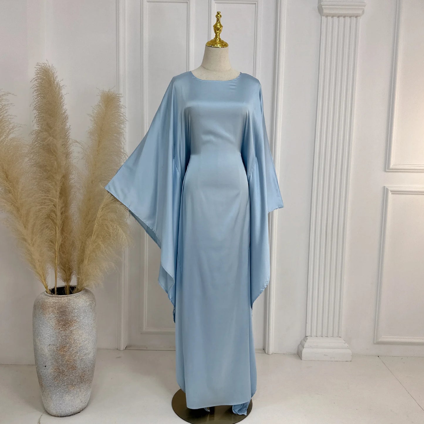 Closed Batwing Abaya Women Muslim Dress Turkish Islamic Dress Women 2024 For Party Kebaya Kaftan Turkey Caftan Marocain Femme
