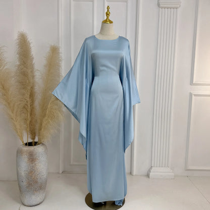 Closed Batwing Abaya Women Muslim Dress Turkish Islamic Dress Women 2024 For Party Kebaya Kaftan Turkey Caftan Marocain Femme