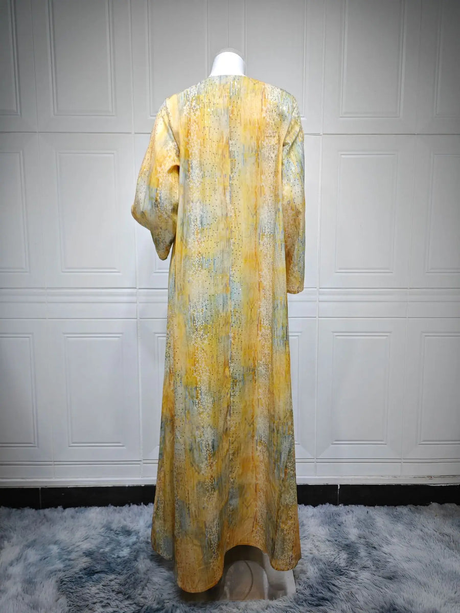 Flowers of Light – The Sequined Eid Djellaba for the Muslim Woman in America