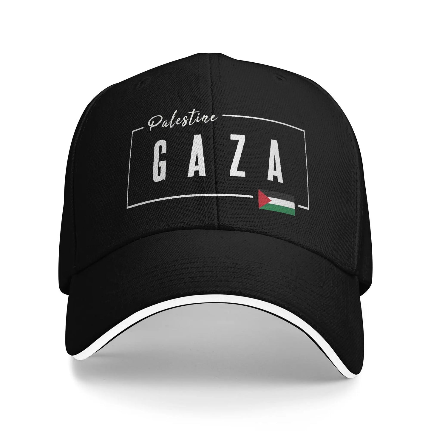 Summer Casual Baseball Cap Gaza Palestine Flag Outdoor Sport Trucker Hat For Unisex-Teens Adjustable  y2k Funny Snapback Cap