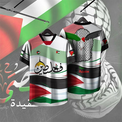 Palestine Free 3D T-Shirt – Men's & Kids' Streetwear, Harajuku Summer Tee