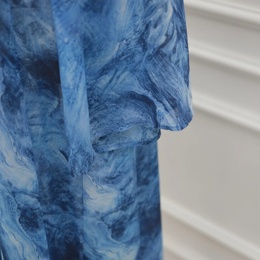 Printed Blessings – Cardigan Scarf Set for the Muslim Woman in America