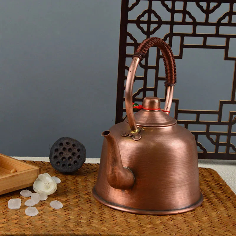 Copper teapot thickened pure copper old style kettle