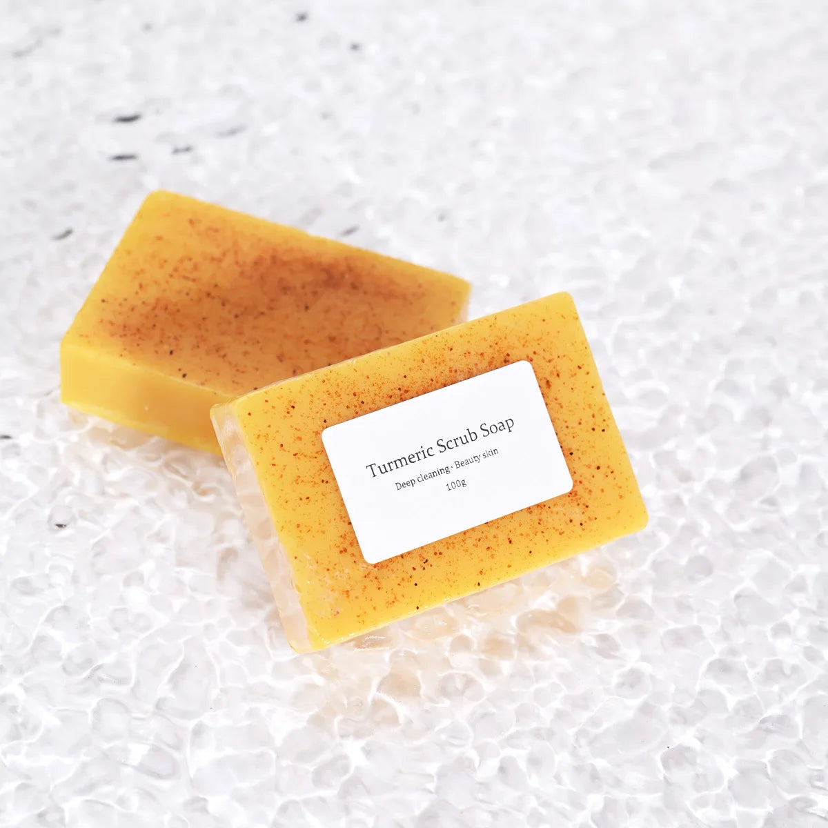 Natural Turmeric Kojic Scrub Soap Cleansing Bath Soap Oil Control & Whitening Kojic Turmeric Soaps for Face,Bath, Body