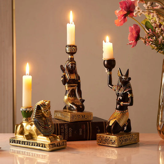 Vintage Bastet Cat Sculpture – Egyptian Goddess Statuette for Home & Office Decor