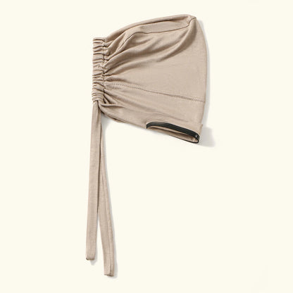 New Muslim Women Non-Slip Hijab Caps Undercap Solid Color Elastic Band Beanie Hat Adjustable Bonnet Hat Inner Cap Bandana Turban