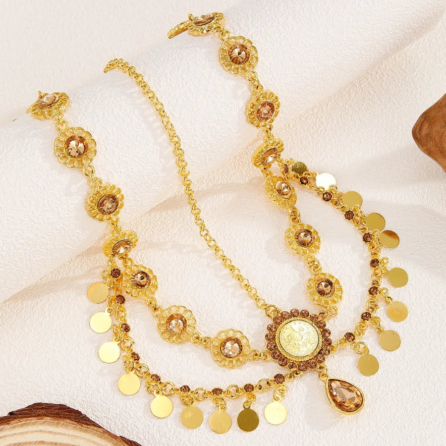 Gold of the Maharaja – Indo-Arabic Bridal Head Chain for the Muslim Woman in America