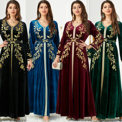 Lace & Legacy – Embroidered Party Abaya for the Arab Woman in America
