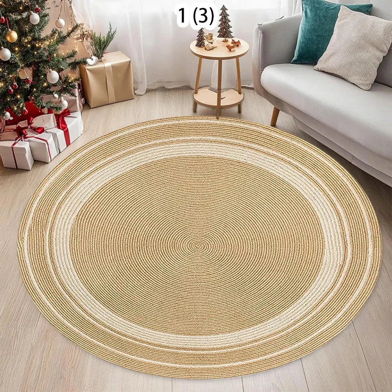 The Welcome Circle – Bohemian Circular Entrance Floor Mat