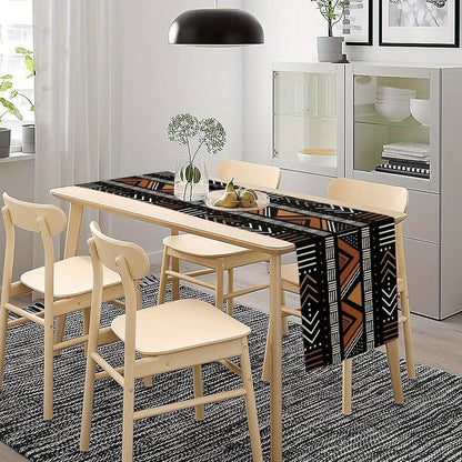 The Savannah Pattern – African Geometric Tribal Table Runner