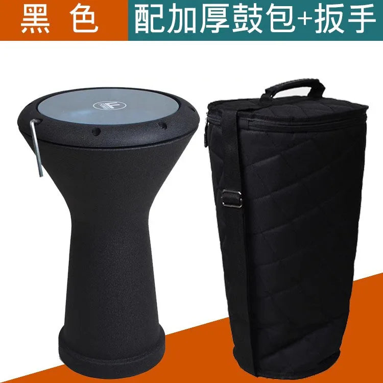Tmax 8.5 Inch Arabic Drums Aluminum Casting Drum Cavity Middle Eastern Drum Belly Dance Accompaniment Musical Instruments