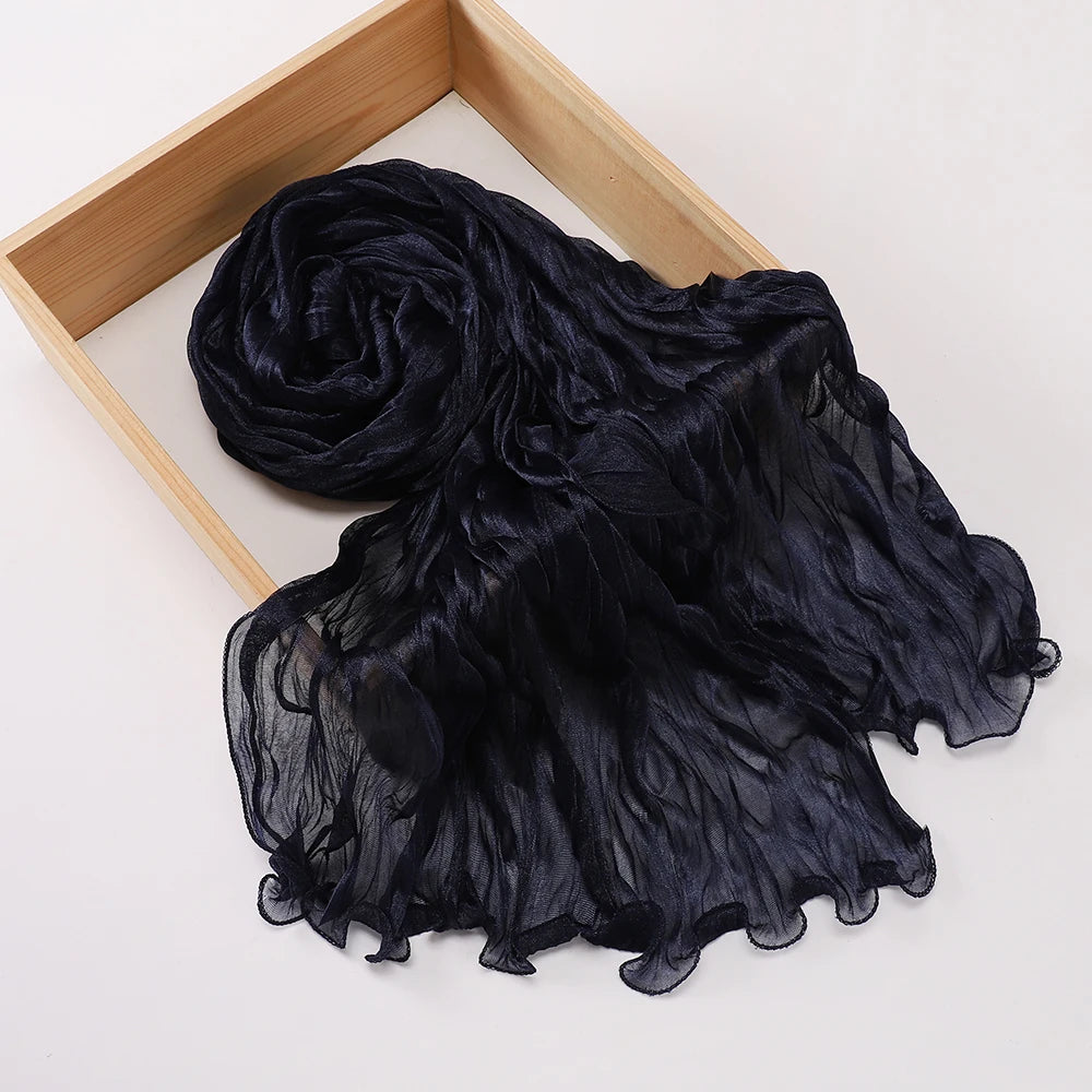 The Wavy Edge Hijab – Elegance with Every Fold