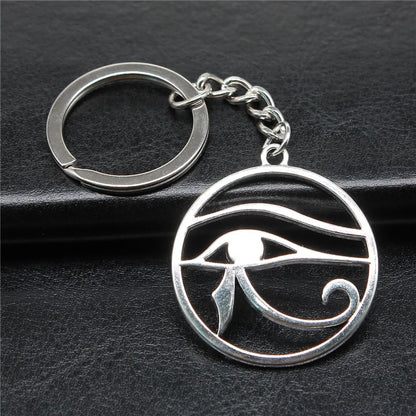 Eye of Horus & Pharaoh Keyring – Egyptian Charm, Creative Gift Accessory