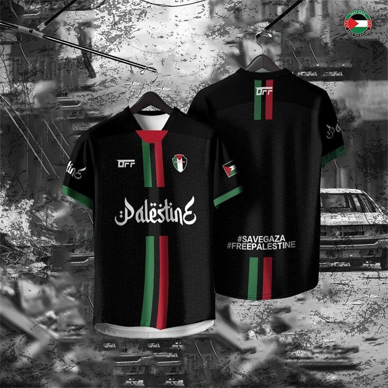 Palestine Free 3D T-Shirt – Men's & Kids' Streetwear, Harajuku Summer Tee