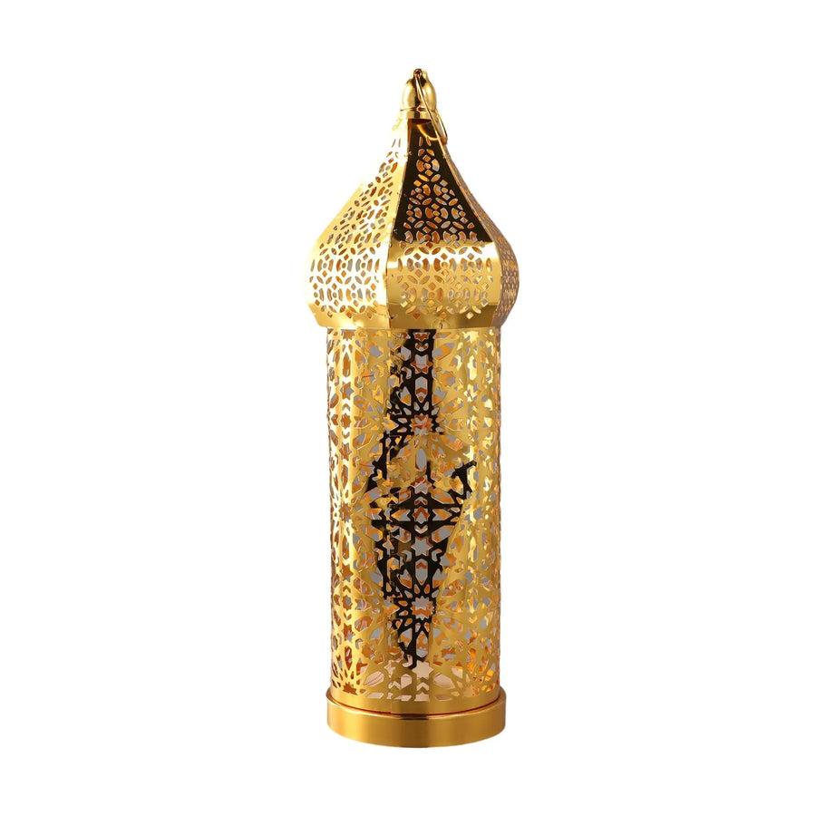 The Golden Lantern – Moroccan Hollow Iron Ramadan Light