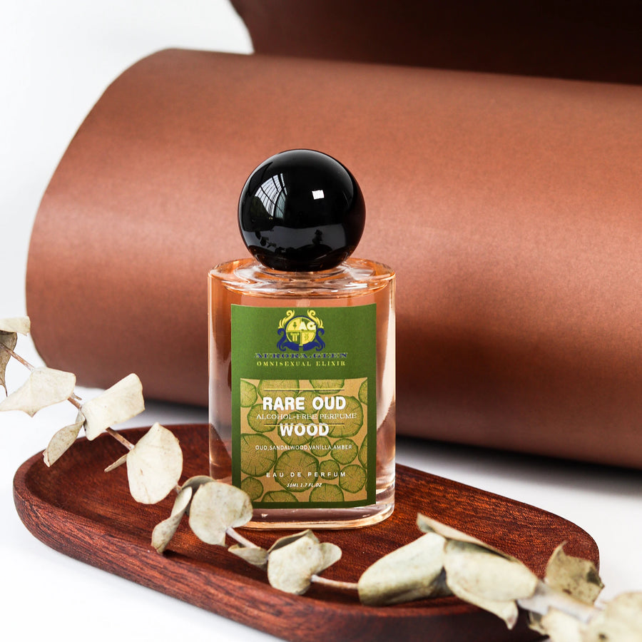 The Rare Oud – Alcohol-Free Unisex EDP with Sandalwood & Amber