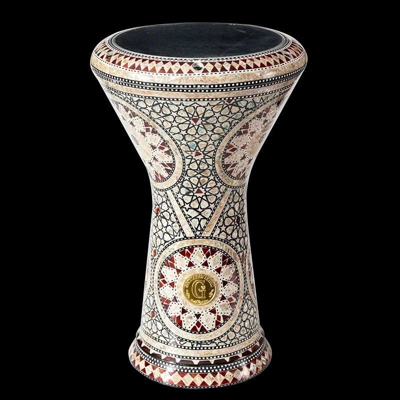 Middle Eastern drum Darbuka Arabic drum Handclapped percussion instruments Made in Egypt 8 Inch Aluminum
