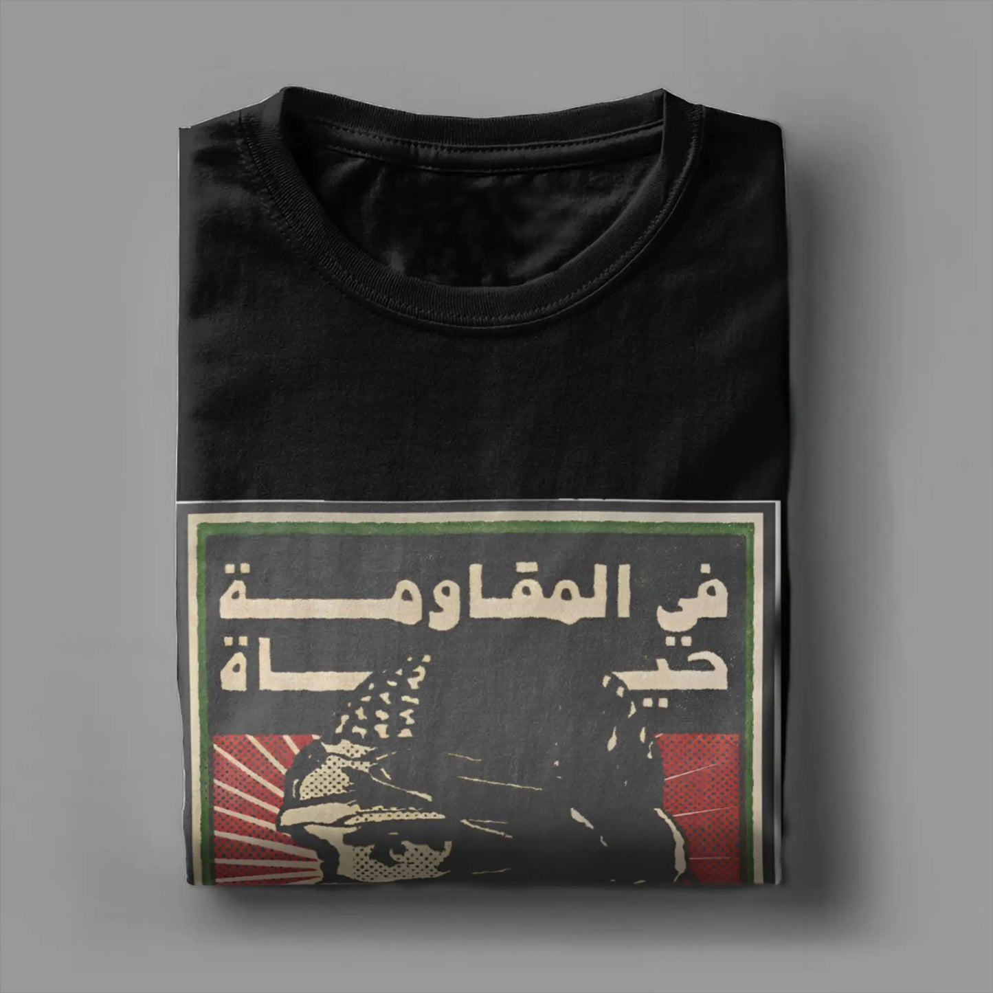 Novelty Palestine Gaza Woman T-Shirt for Men Round Neck Pure Cotton T Shirt  Short Sleeve Tee Shirt Gift Clothing