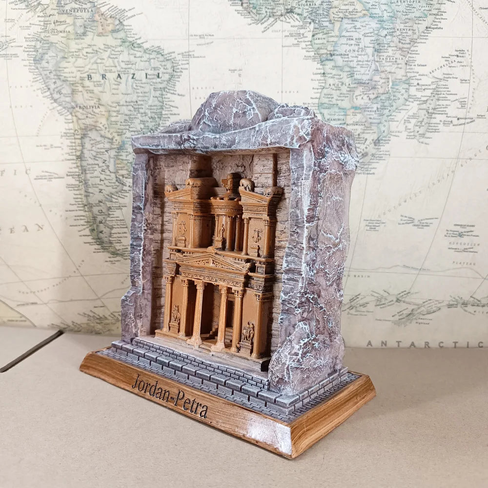 Petra Treasury Figurine – Hashemite Kingdom of Jordan Ancient City Model Gift