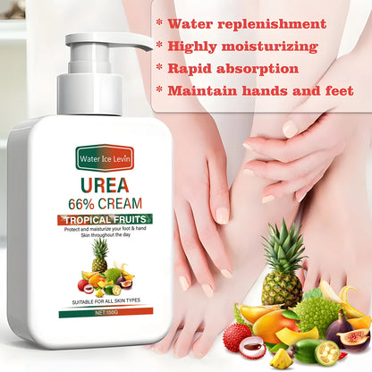 Urea Foot & Hand Cream with Tropical Fruits - Intensive Moisturizing - All-Day Protection - For All Skin Types