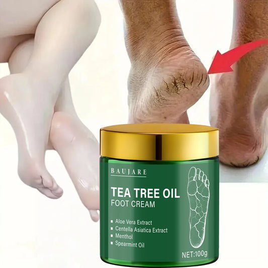 The Tea Tree Cool – Foot Cream with Menthol, Aloe & Hyaluronic Acid