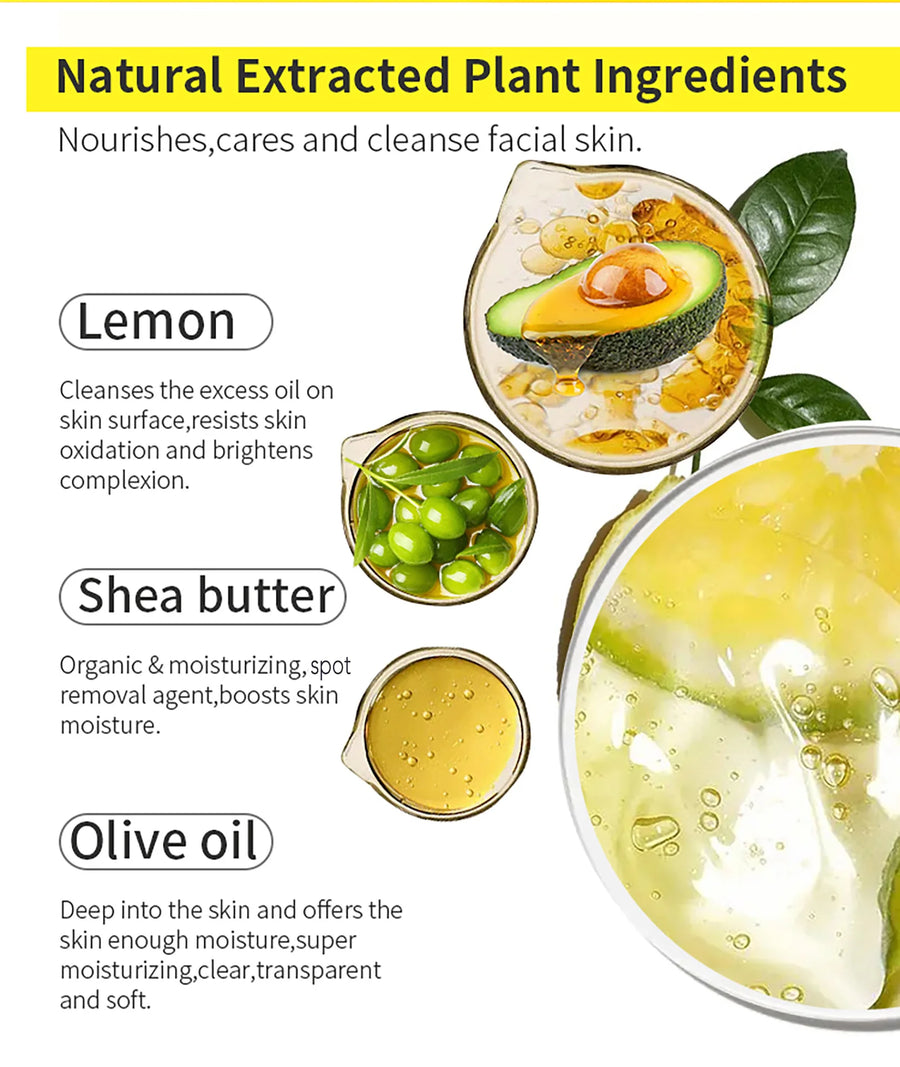 The Lemon Light – Dark Spot & Acne Remover Soap with Olive Oil (200g)