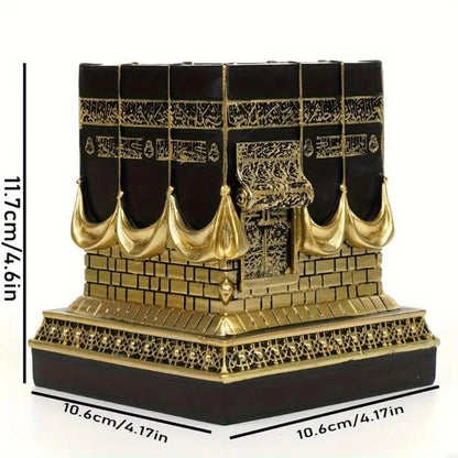 Resin Kaba Decors Islamic Prayer House Model Eid Ramadan Gift Muslim Home Office Desk Decorations