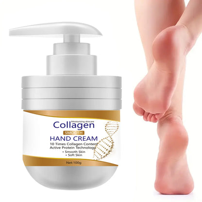 Collagen Hand and Foot Cream, Suitable for Hands and Feet, Skin Care, Hand and Foot Care, It Also Has a Moisturizing Hands and Feet, Cool in Summer