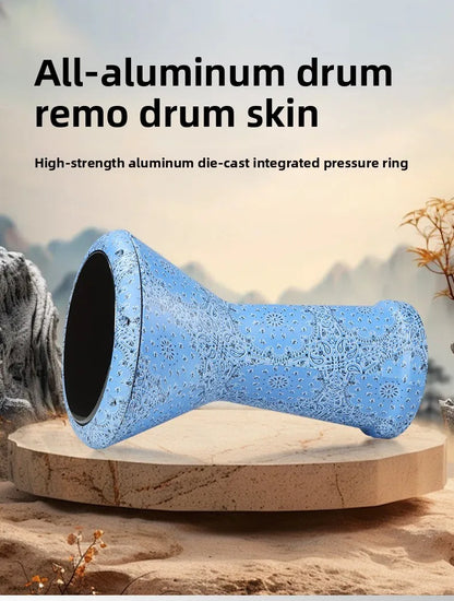 8.5 Inch Middle Eastern Drum Aluminium Arabic Hand Drumming Sound Healing Hand Drums Professional Percussion Musical Instruments