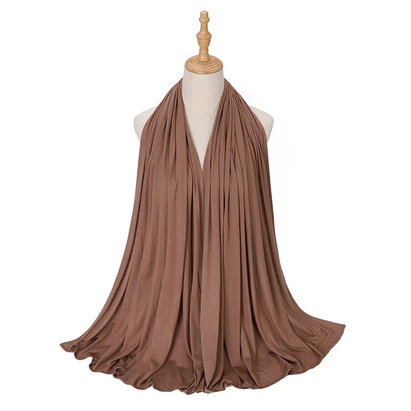 The Mercerized Cotton Jersey Hijab – Softness, Style, and Full Coverage