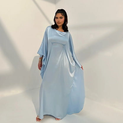 Closed Batwing Abaya Women Muslim Dress Turkish Islamic Dress Women 2024 For Party Kebaya Kaftan Turkey Caftan Marocain Femme