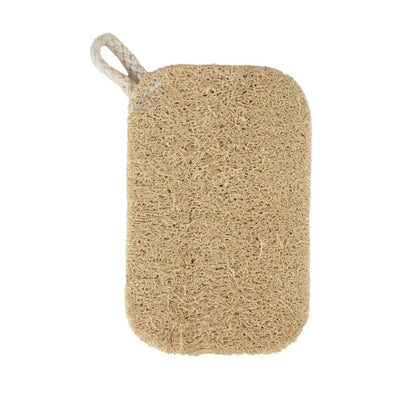 The Loofah Six – Natural Bamboo Fiber Exfoliating Sponges (6-Pack)