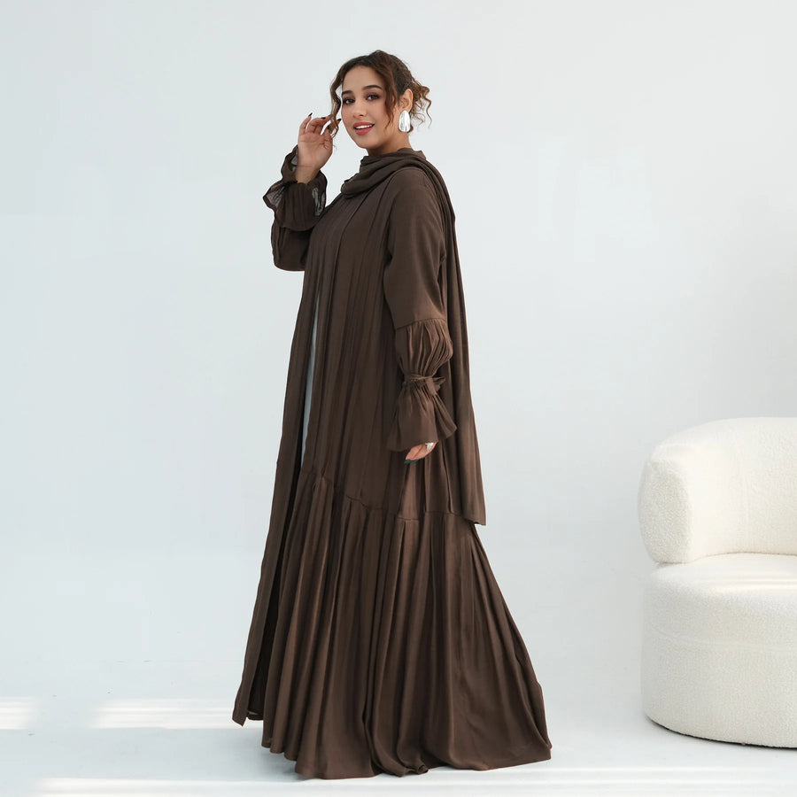 Eid in America – 2-Piece Abaya Scarf Set for the Muslim Woman