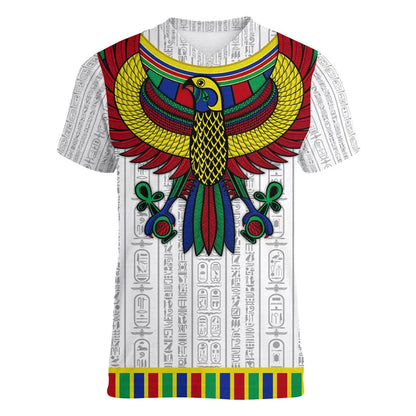 3D Pharaoh Graphic T-Shirt – Men's Egyptian History V-Neck Tee
