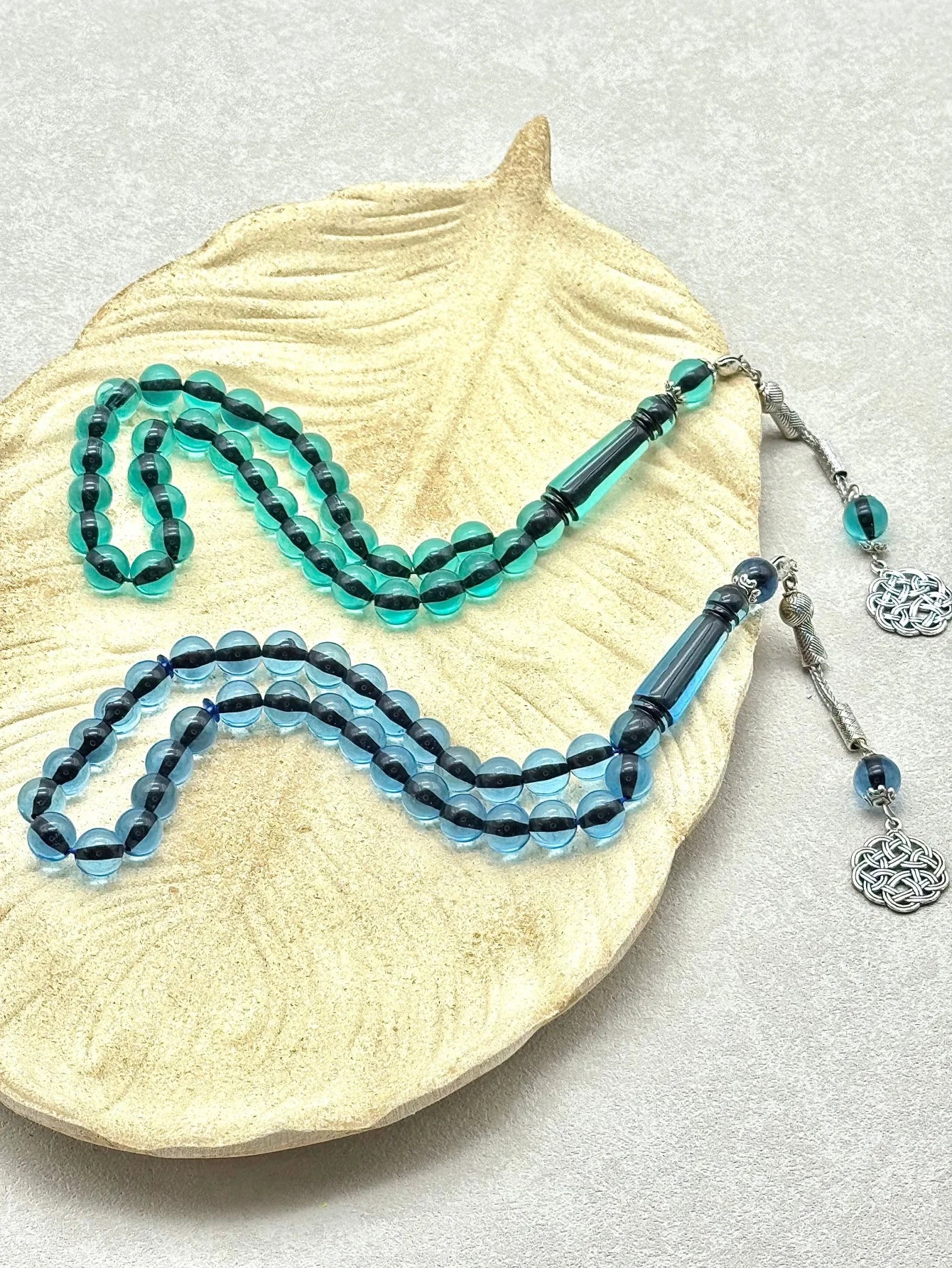 33 Beads Solid Color Acrylic Muslim Tasbih Islamic Prayer Beads Gift Box