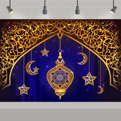 Arabic Aladdin Muslim Gold Mosque Background Fabric Princess Birthday Party Gift Photography Prop Decoration Banner Girl Poster