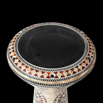 Middle Eastern drum Darbuka Arabic drum Handclapped percussion instruments Made in Egypt 8 Inch Aluminum