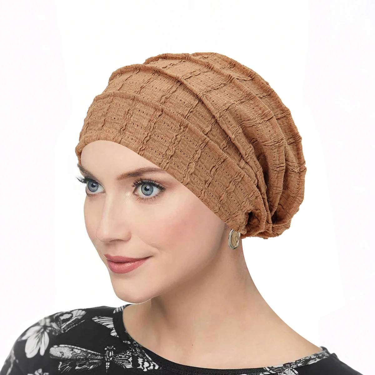 Women Soft Strech Beanie Chemo Cap Solid Color Bonnet Inner Hijabs Cap Muslim Head Wraps Femme Wrap Head Turban Hat