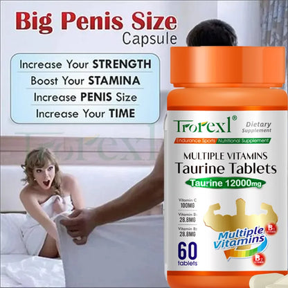 Multiple Vitamins Taurine Tablets for Energy boost, fatigue relief, and enhance physical strength