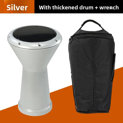 8.5 Inch Middle Eastern Drum Aluminium Arabic Hand Drumming Sound Healing Hand Drums Professional Percussion Musical Instruments