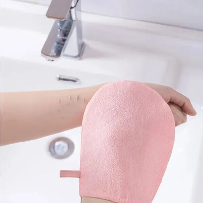 Hot sale Silicone Body Scrubber Bath Brush 1Piece Double Sided Hammam Scrub Mitt Magic Peeling Glove Exfoliating Tan Removal
