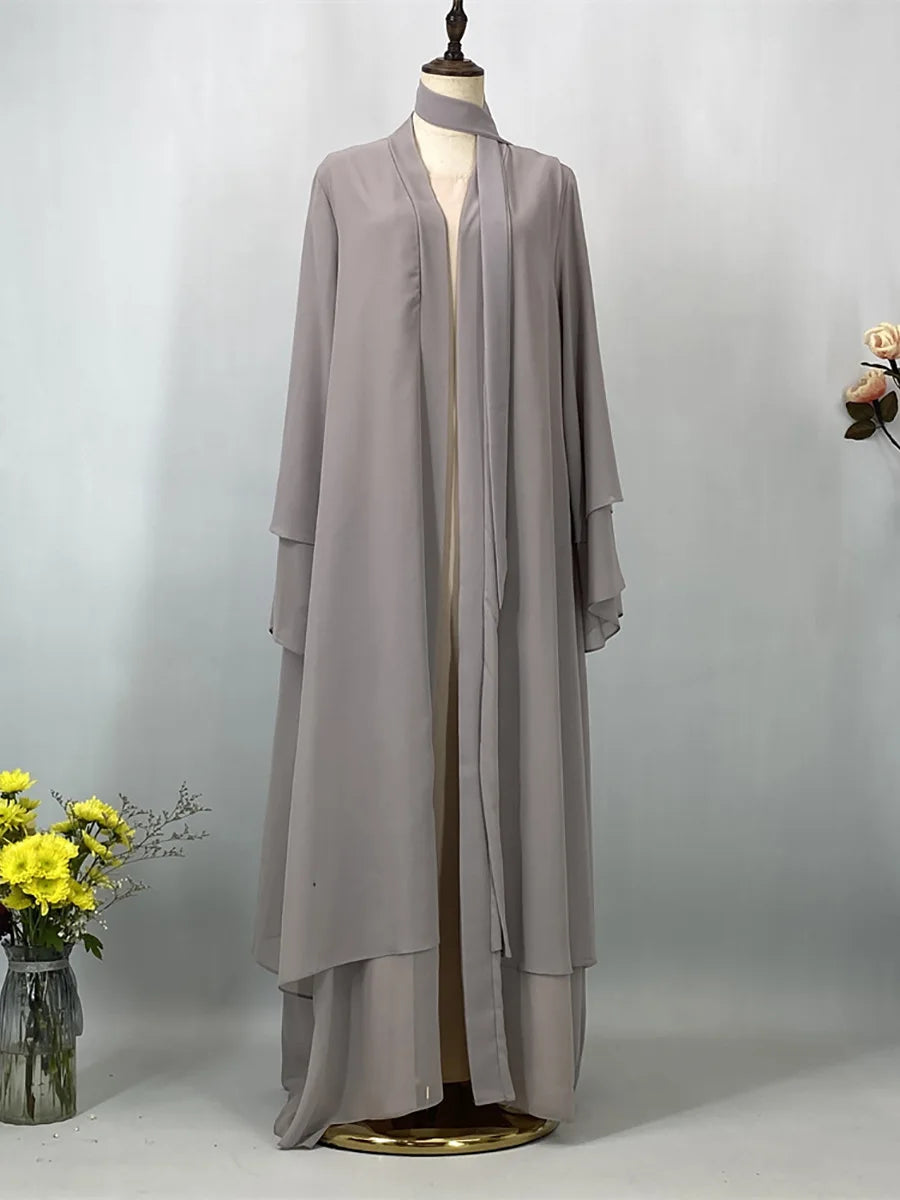 Ramadan Chiffon – The Open Abaya for the Muslim Woman in America