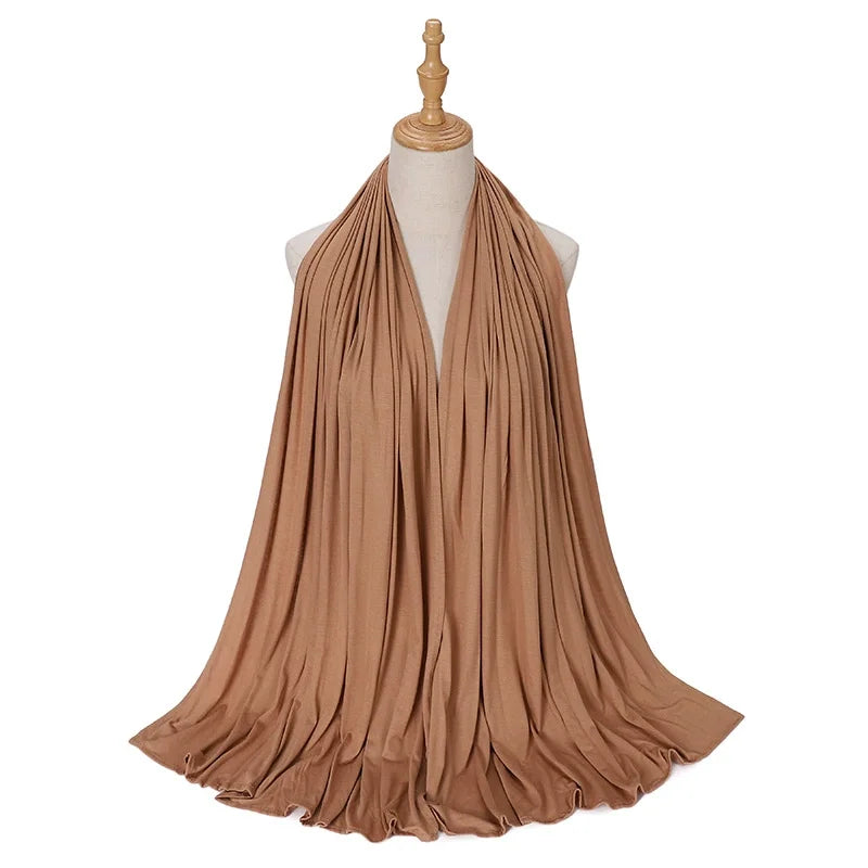 The Mercerized Cotton Jersey Hijab – Softness, Style, and Full Coverage