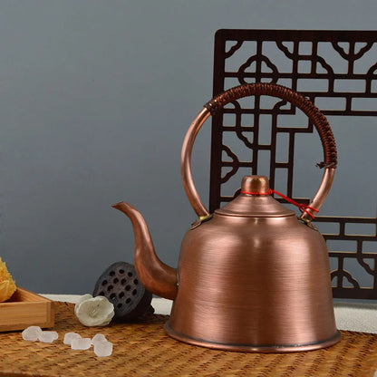 Copper teapot thickened pure copper old style kettle