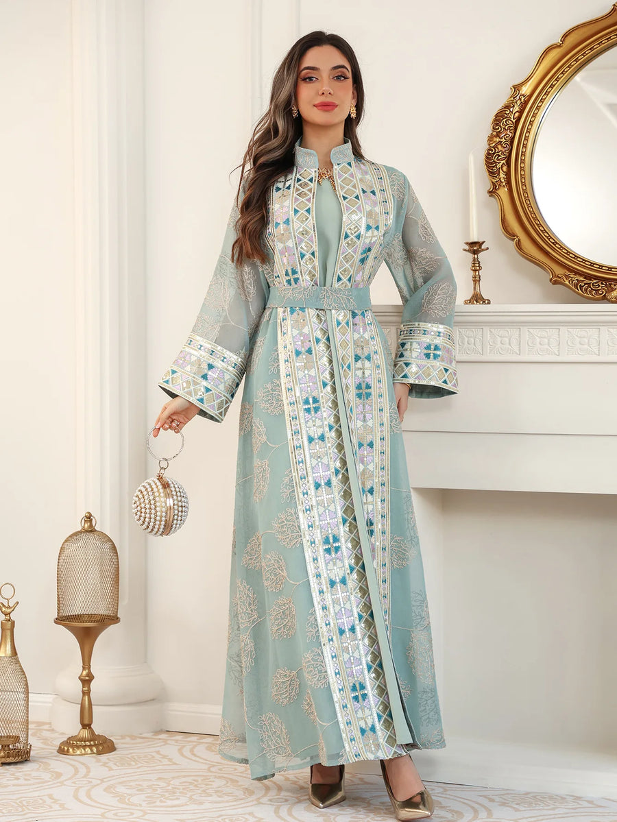 The Eid Ensemble – 2-Piece Kaftan Set for the Muslim Woman in America