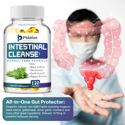 Intestinal Cleanse - Relieve Constipation, Cleanse The Body, and Support Regular Bowel Movements