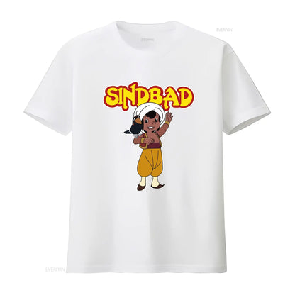 80s vintage retro German tv show 80er Deutsche Kinder Serie Sindbad T Shirt long or short sleeves vintage Washed Soft Stretched